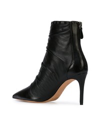 schwarze Leder Stiefeletten von Alexandre Birman