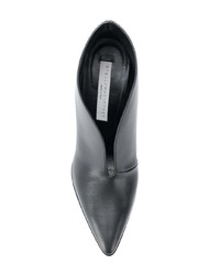 schwarze Leder Stiefeletten von Stella McCartney