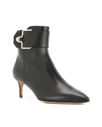 schwarze Leder Stiefeletten von Bally