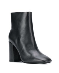 schwarze Leder Stiefeletten von Ash