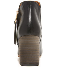 schwarze Leder Stiefeletten von See by Chloe