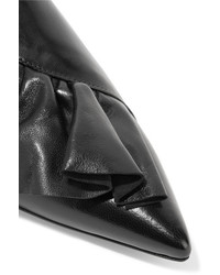 schwarze Leder Stiefeletten von J.W.Anderson