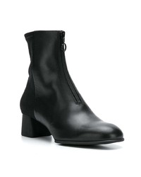 schwarze Leder Stiefeletten von Camper