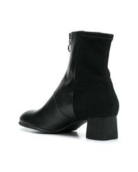 schwarze Leder Stiefeletten von Camper