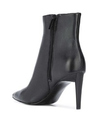 schwarze Leder Stiefeletten von Kendall & Kylie