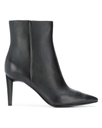 schwarze Leder Stiefeletten von Kendall & Kylie