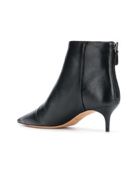 schwarze Leder Stiefeletten von Alexandre Birman