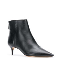 schwarze Leder Stiefeletten von Alexandre Birman