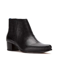 schwarze Leder Stiefeletten von Blue Bird Shoes