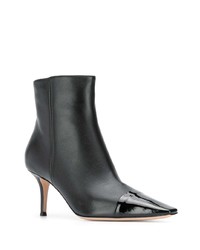 schwarze Leder Stiefeletten von Gianvito Rossi