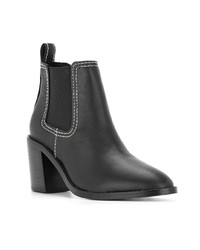 schwarze Leder Stiefeletten von Senso