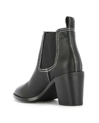 schwarze Leder Stiefeletten von Senso