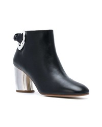 schwarze Leder Stiefeletten von Proenza Schouler