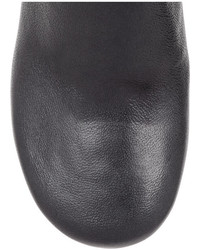 schwarze Leder Stiefeletten von Maison Martin Margiela