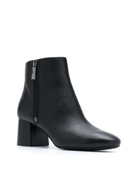 schwarze Leder Stiefeletten von Michael Kors Collection