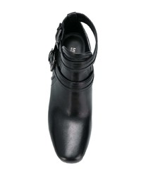 schwarze Leder Stiefeletten von MICHAEL Michael Kors