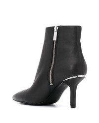 schwarze Leder Stiefeletten von MICHAEL Michael Kors