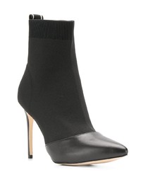 schwarze Leder Stiefeletten von MICHAEL Michael Kors