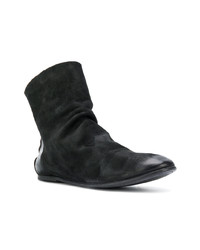 schwarze Leder Stiefeletten von The Last Conspiracy