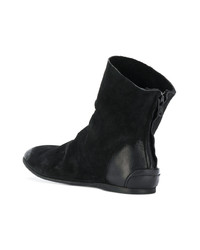 schwarze Leder Stiefeletten von The Last Conspiracy