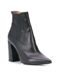 schwarze Leder Stiefeletten von Tabitha Simmons