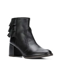 schwarze Leder Stiefeletten von Chie Mihara