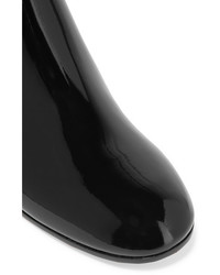 schwarze Leder Stiefeletten von Gianvito Rossi