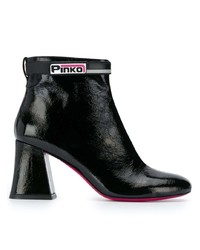 schwarze Leder Stiefeletten von Pinko