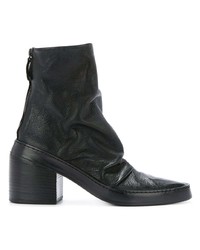 schwarze Leder Stiefeletten von Marsèll