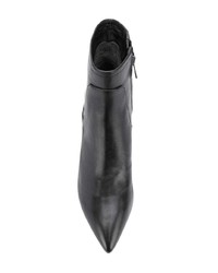 schwarze Leder Stiefeletten von Sam Edelman