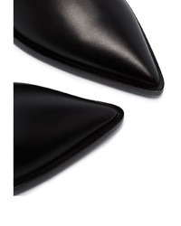 schwarze Leder Stiefeletten von Gianvito Rossi