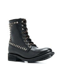 schwarze Leder Stiefeletten von Ash