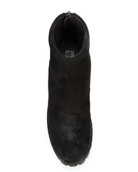 schwarze Leder Stiefeletten von Marsèll