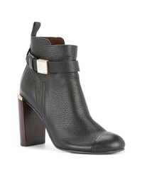 schwarze Leder Stiefeletten von See by Chloe