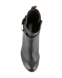 schwarze Leder Stiefeletten von See by Chloe