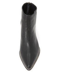 schwarze Leder Stiefeletten von Rachel Comey