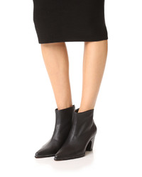 schwarze Leder Stiefeletten von Rachel Comey