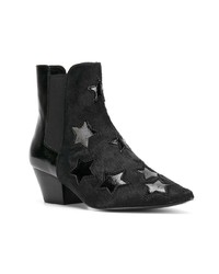 schwarze Leder Stiefeletten von Ash