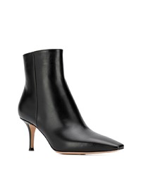 schwarze Leder Stiefeletten von Gianvito Rossi