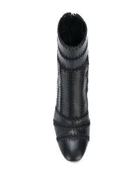 schwarze Leder Stiefeletten von Alexandre Birman