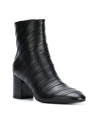 schwarze Leder Stiefeletten von Sonia Rykiel