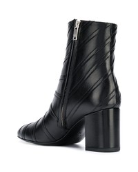 schwarze Leder Stiefeletten von Sonia Rykiel