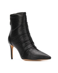 schwarze Leder Stiefeletten von Alexandre Birman