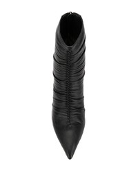 schwarze Leder Stiefeletten von Alexandre Birman