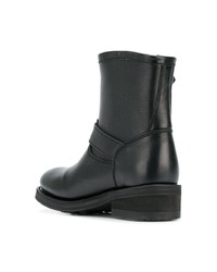 schwarze Leder Stiefeletten von Ash