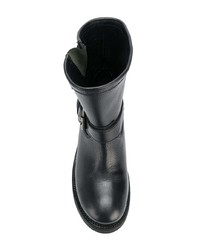 schwarze Leder Stiefeletten von Ash