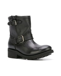 schwarze Leder Stiefeletten von Ash