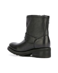 schwarze Leder Stiefeletten von Ash