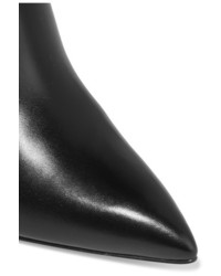 schwarze Leder Stiefeletten von Valentino