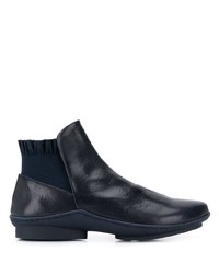 schwarze Leder Stiefeletten von Trippen